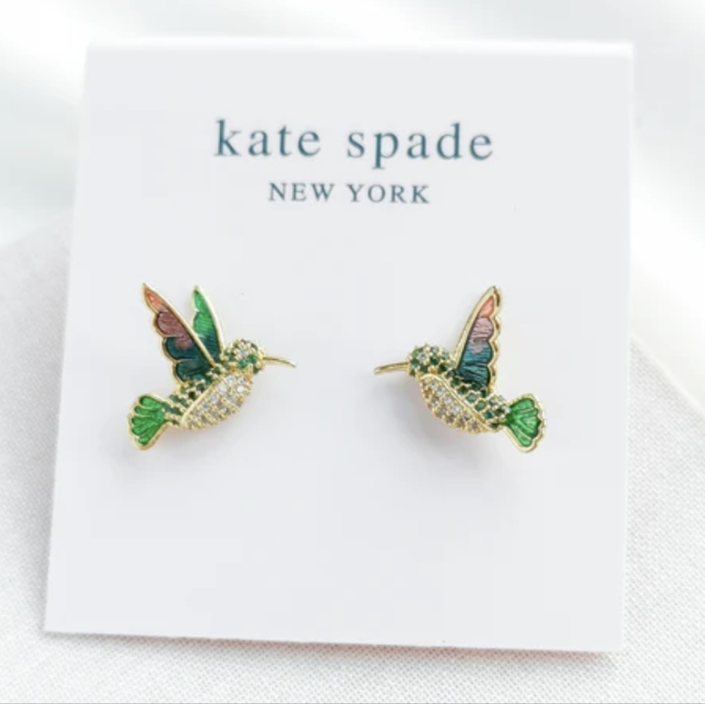 Kate Spade hummingbird earrings